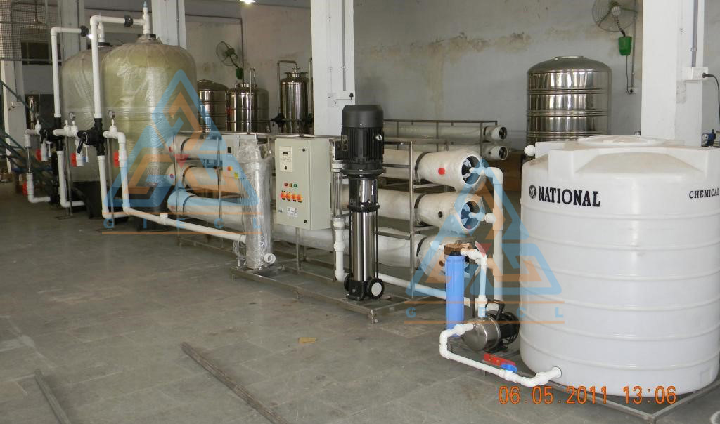 Industrial RO plant process